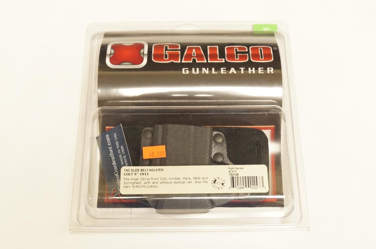 NIB Galco Gunleather - TS212B - Tac Slide Belt Holster - Colt 5" 1911 and others (see pics)