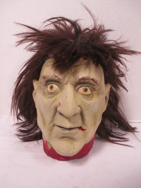 Latex Severed Male Head Halloween Party Decoration
