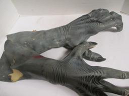 Four Monster Size Latex Severed Clawed Hands