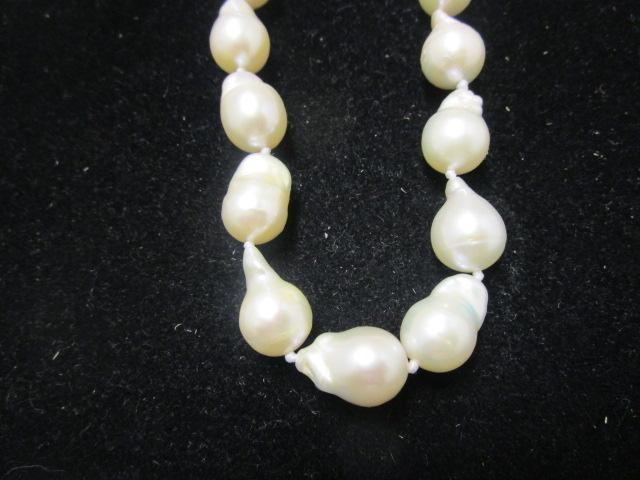 Pearl Necklace w/ Sterling Clasp