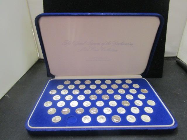 Franklin Mint-The Official Signers of the Declaration Mini Coin Collection