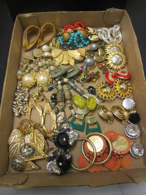 Large Lot of Clip Earrings