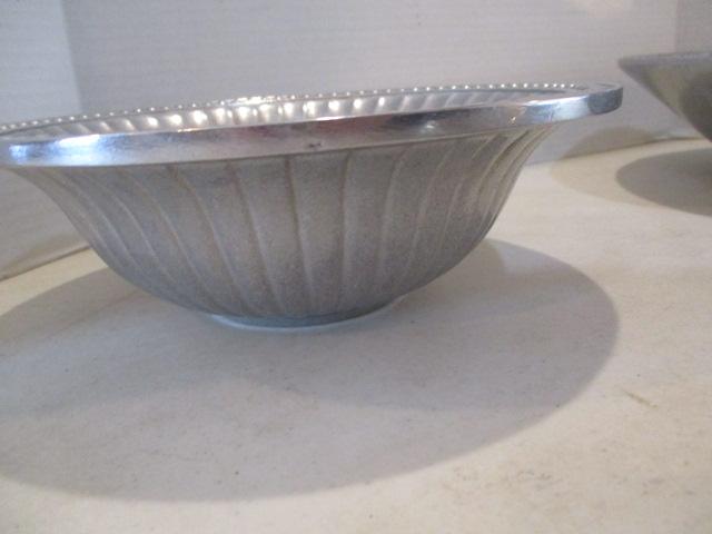 3 The Wilton Co. Pewter Bowls