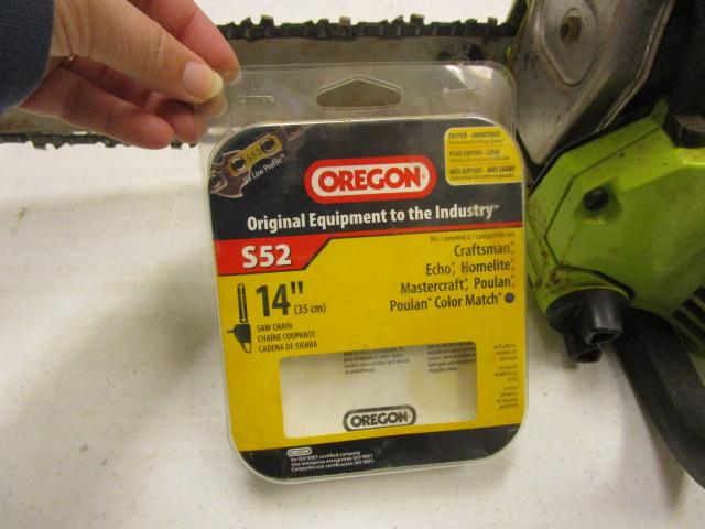 Poulan 14" 2055LE Chain Saw and Extra Chain in Package