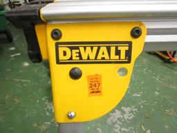 DeWalt Miter Saw Stand, Tool Stand Mounting Brackets and Support/Stop