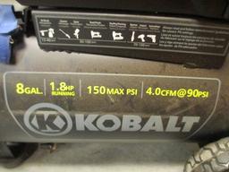 Kobalt 8 Gallon Air Compressor.  1.8 HP.  150 Max PSI