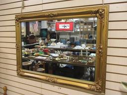 Gold Framed Mirror