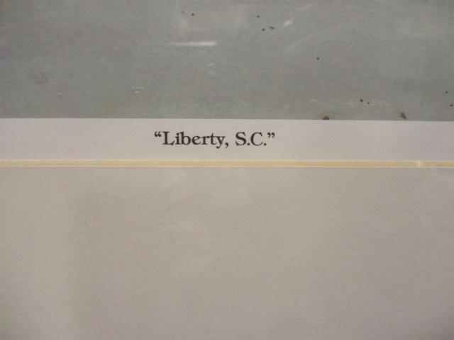"Liberty, SC" Main Street Signed and Numbered Print by Oscar Velasquez