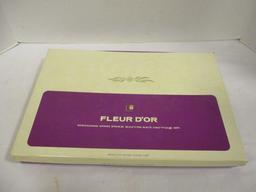 Vintage Fleur D'or Deluxe Stainless Steel Cutlery Set in Original Box