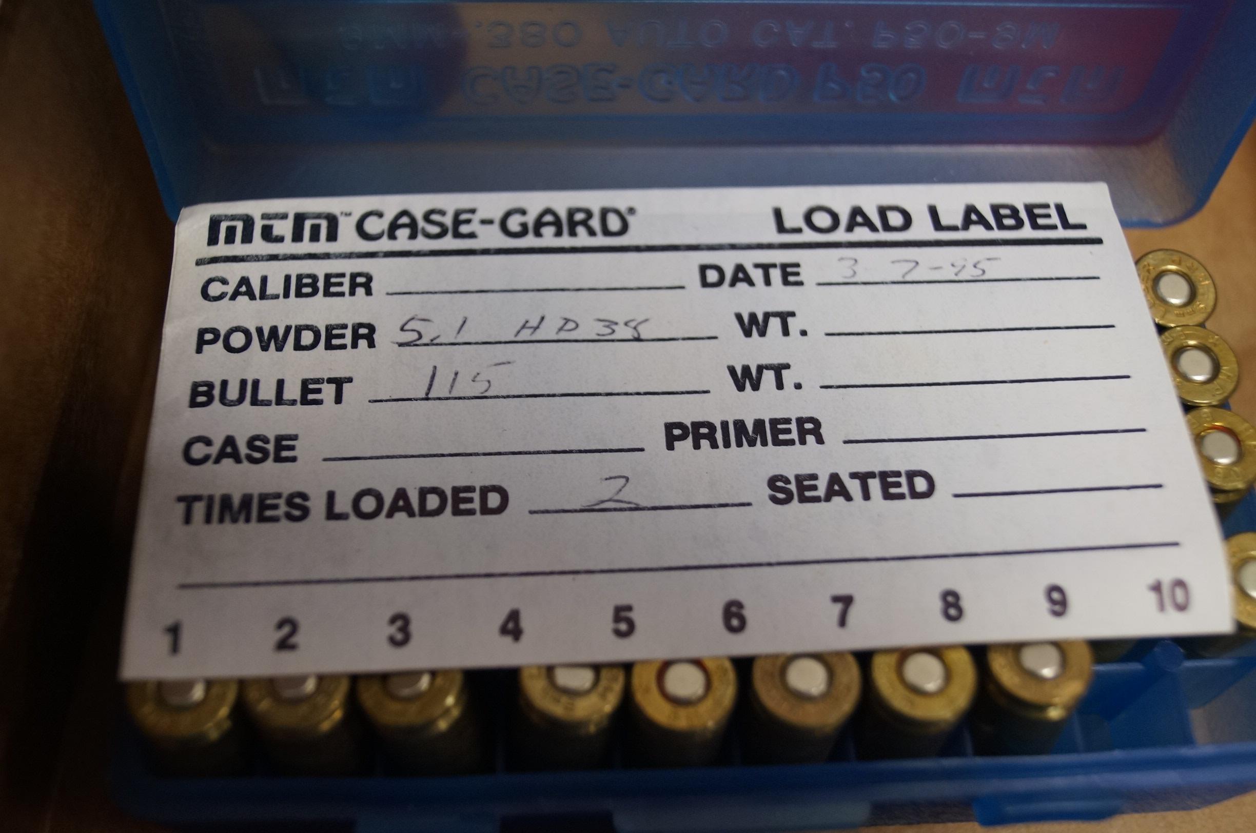 148rds. Of 9mm Luger Ammunition