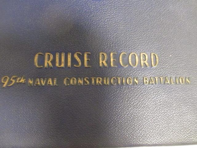 Original Named WWII USN Navy w/ 95th Construction Btl. Crusie Records