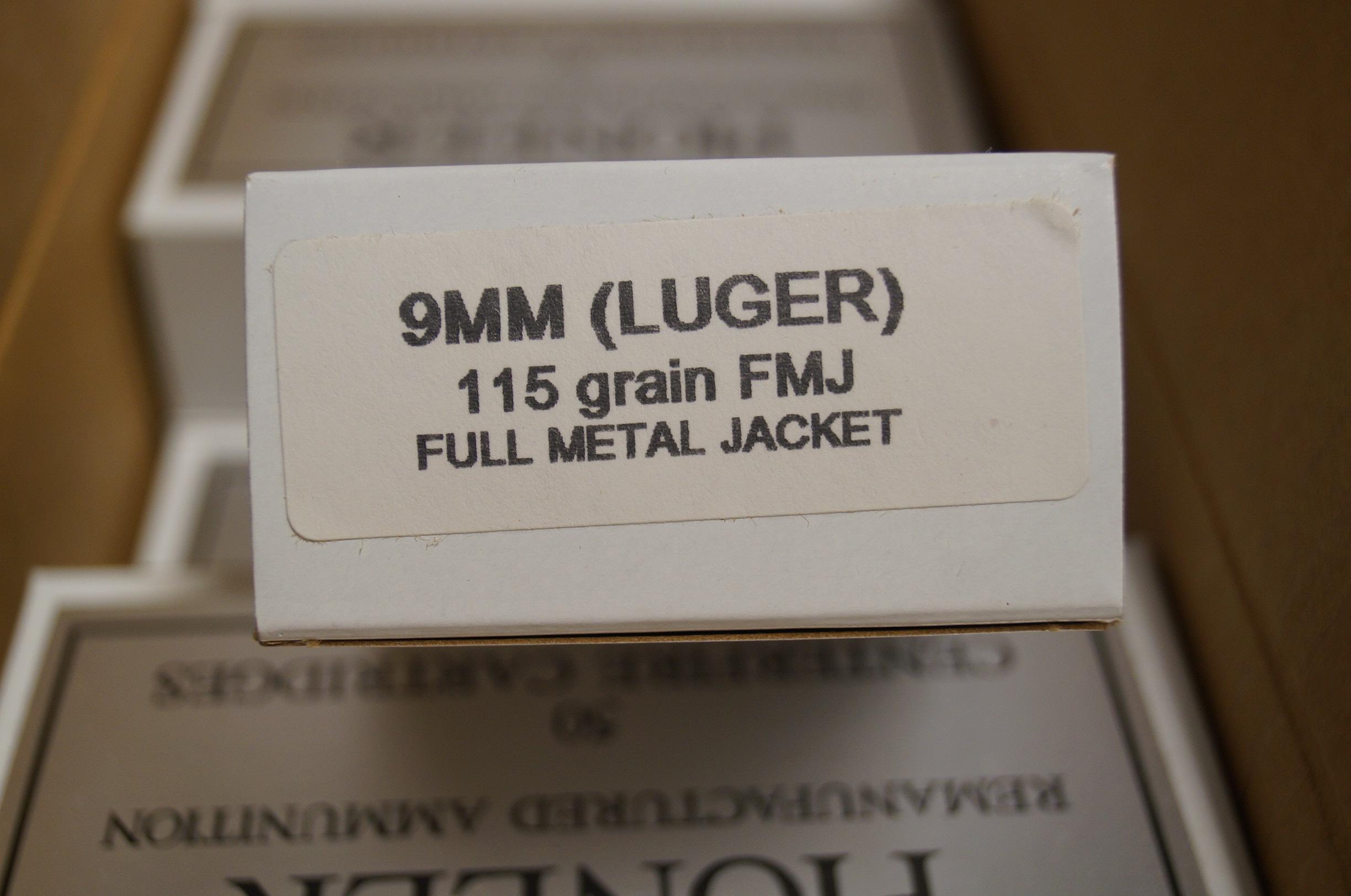 500rds. Of Pioneer 9mm Luger - 115gr. FMJ Boxed