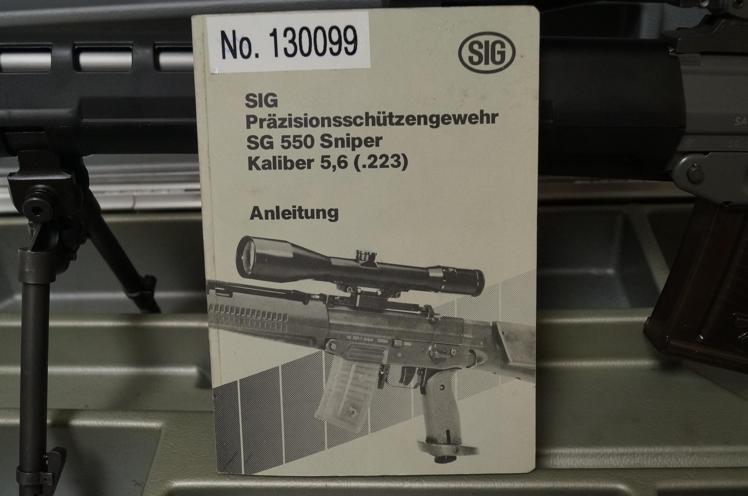 HOLY GRAIL! RARE SIG SG 550-1 Sniper Rifle w/ ZEISS Scope  - Factory Case, Target, Manual & More!