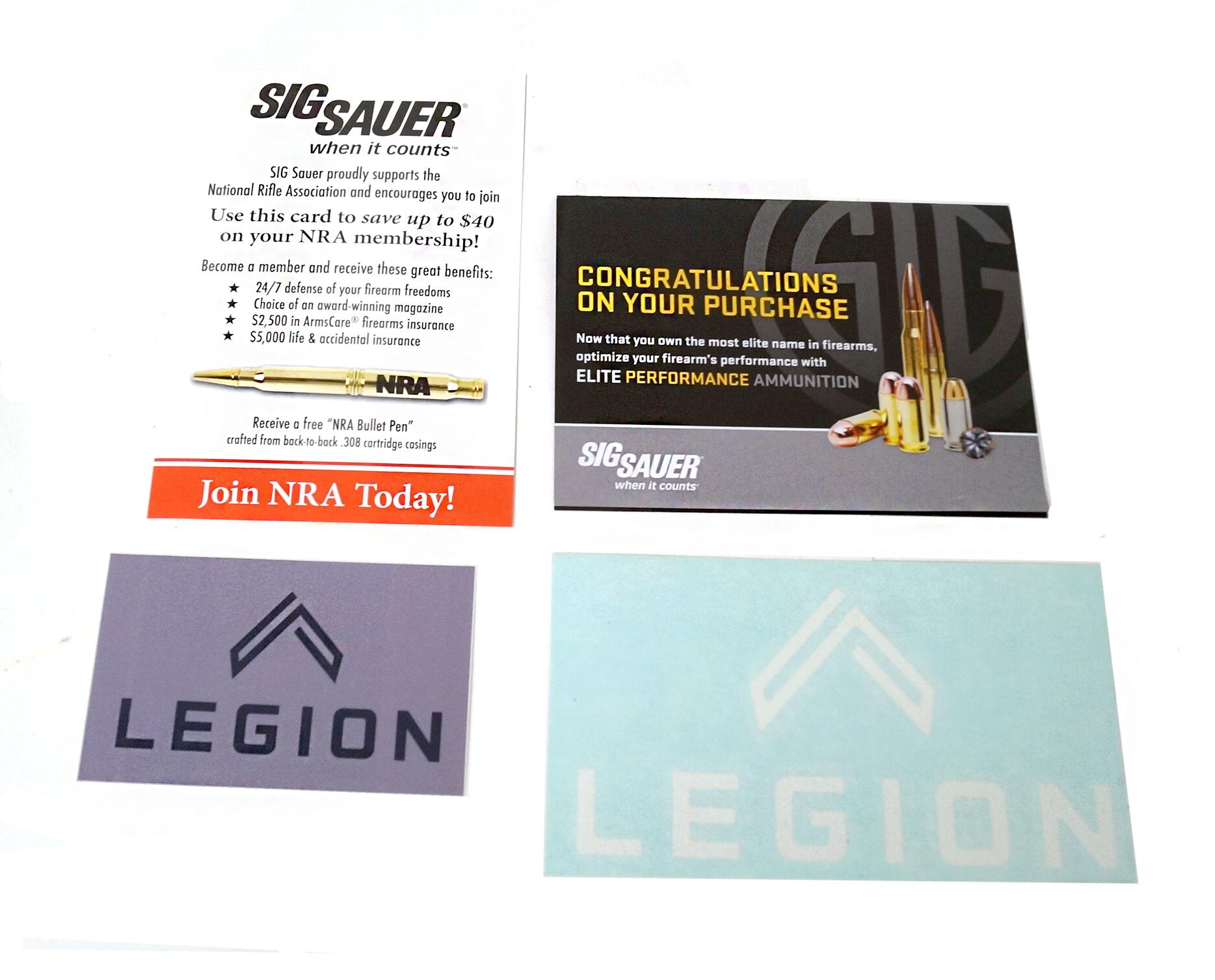 NIB Sig Sauer P229 .357 SIG Legion Compact Semi-Automatic Pistol in Case