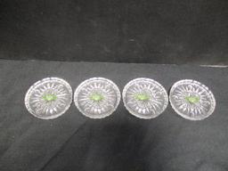 Shannon Crystal Decanter and 4 Crystal Coasters