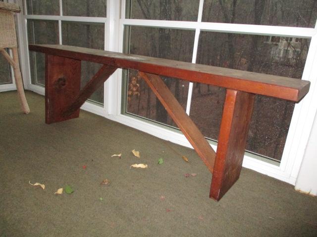 Wood Bench