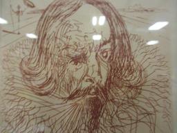 Pencil Signed Salvador Dali Shakespeare's Portrait E.A. Proof Lithograph