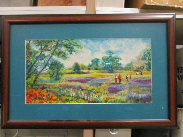 Signed and Numbered Meadow Scene Artwork by Polak