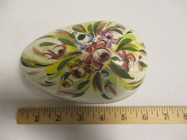 Hand Painted Italian Pottery-Duck, Egg Lidded Trinket Box, Mug, etc.