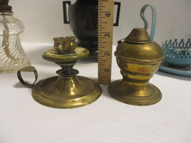 Candle Holders and Oil Lamps
