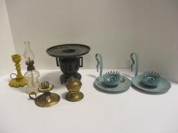 Candle Holders and Oil Lamps