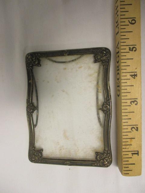 Antique Marked Sterling Photo Frame and Possible Sterling Unmarked Photo Frame