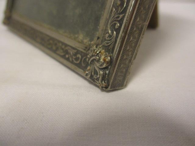 Antique Marked Sterling Photo Frame and Possible Sterling Unmarked Photo Frame