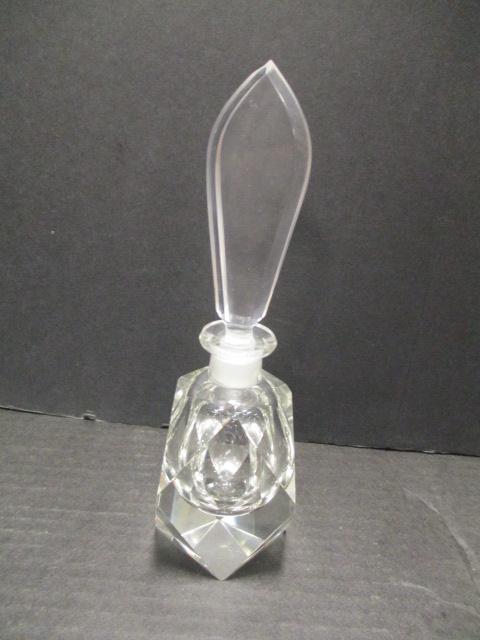 Beautiful Art Glass Perfume Bottle with Stopper