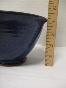 Hand thrown Pottery Bowl Signed