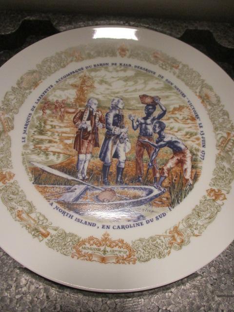 Six "Lafayette Legacy Collection" Collector Plates with COAs