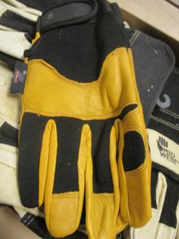 Leather Work Gloves-Most New