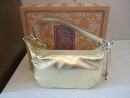 Like New Brighton H30741 Charo Gold Handbag
