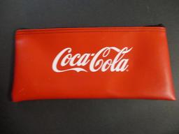 Coca-Cola Bank Bag, Note Pad and Pencils