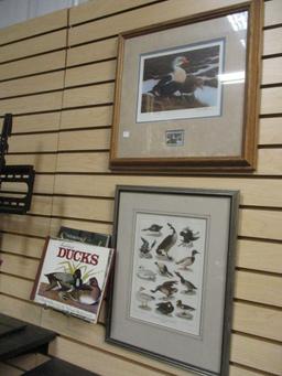 Signed/Numbered CE 62//1500 "King Eiders" Print US Postage Stamp by Nancy Howe,