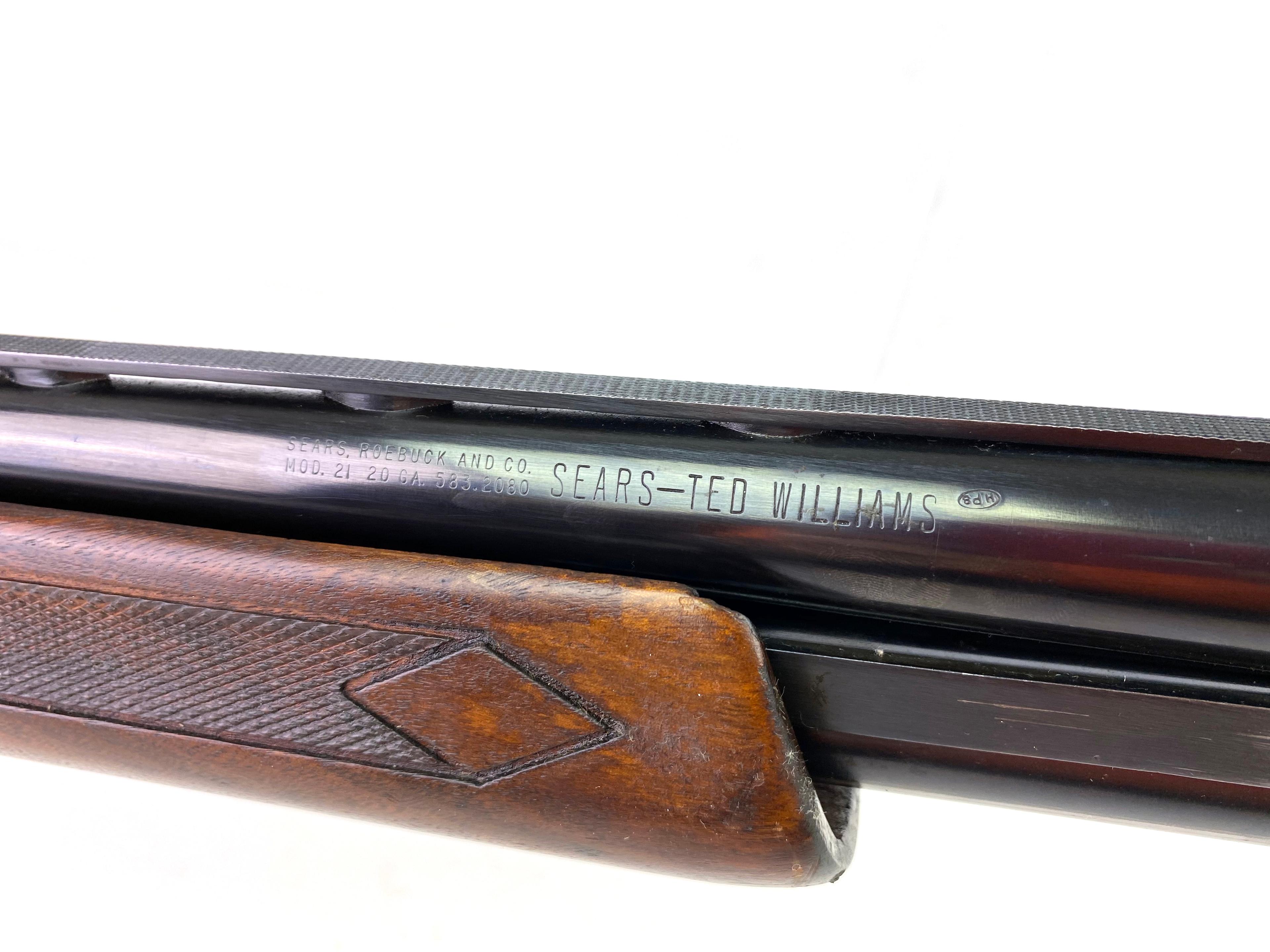 Sears Ted Williams Model 21 20 GA. Quick Pump Action Vent Rib Shotgun