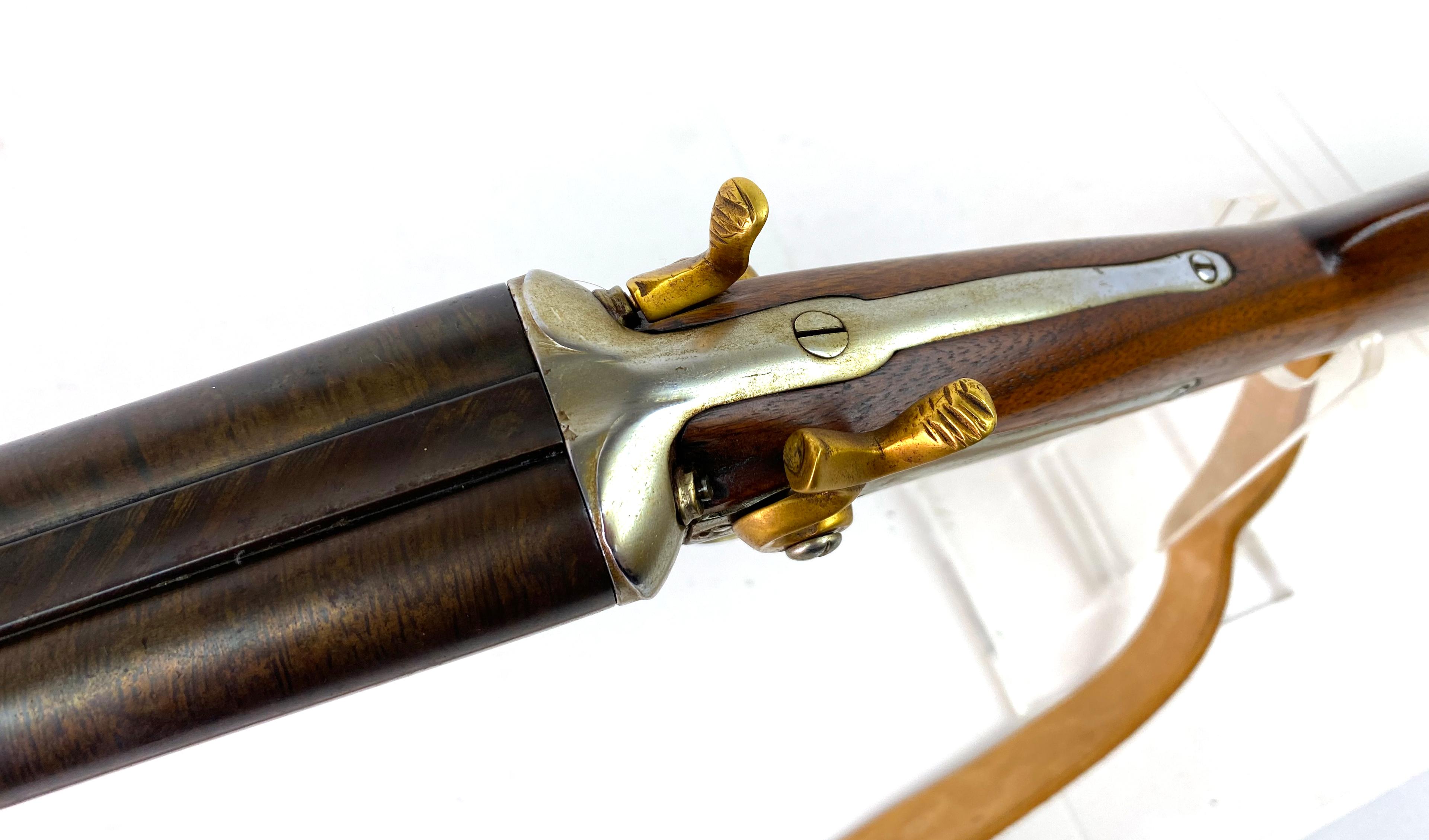 Unique Henri Pieper US ARMS Co. Belgian Double Barrel SXS Exposed Hammer Shotgun 12