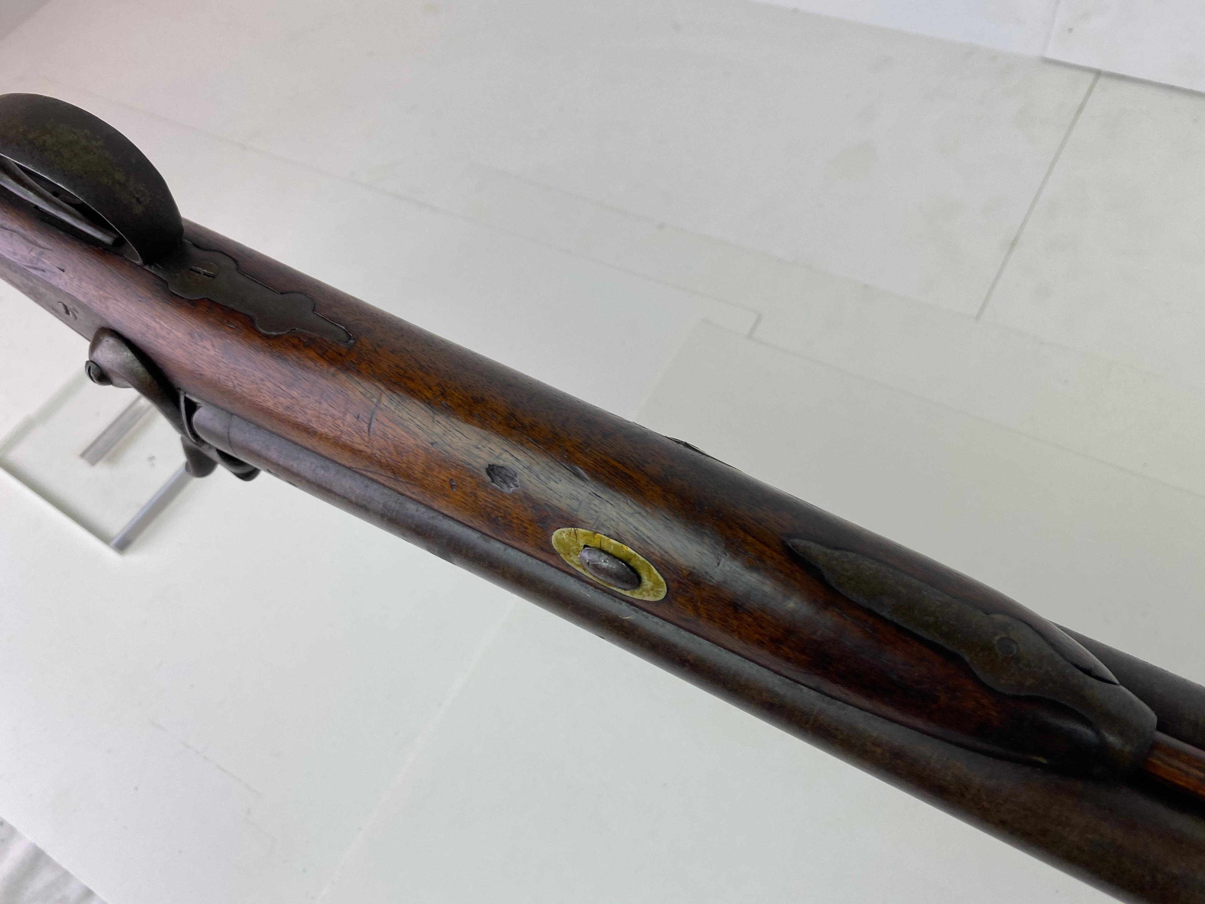 Antique Belgian Muzzleloading Percussion Double Barrel 12 GA. SXS Shotgun