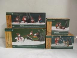 Dept. 56 North Pole Woods Polar Plowing Service, Elves,