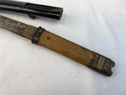 Early Japanese Wakizashi Sword with 18th Century Blade in 19th Century Fittings