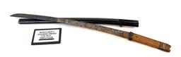 Early Japanese Wakizashi Sword with 18th Century Blade in 19th Century Fittings