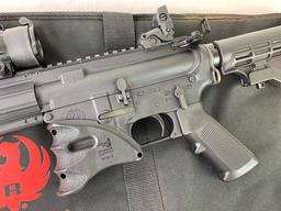 Ruger SR-556 5.56 NATO Semi-Automatic Rifle with Red Dot Sight and Factory Soft Case