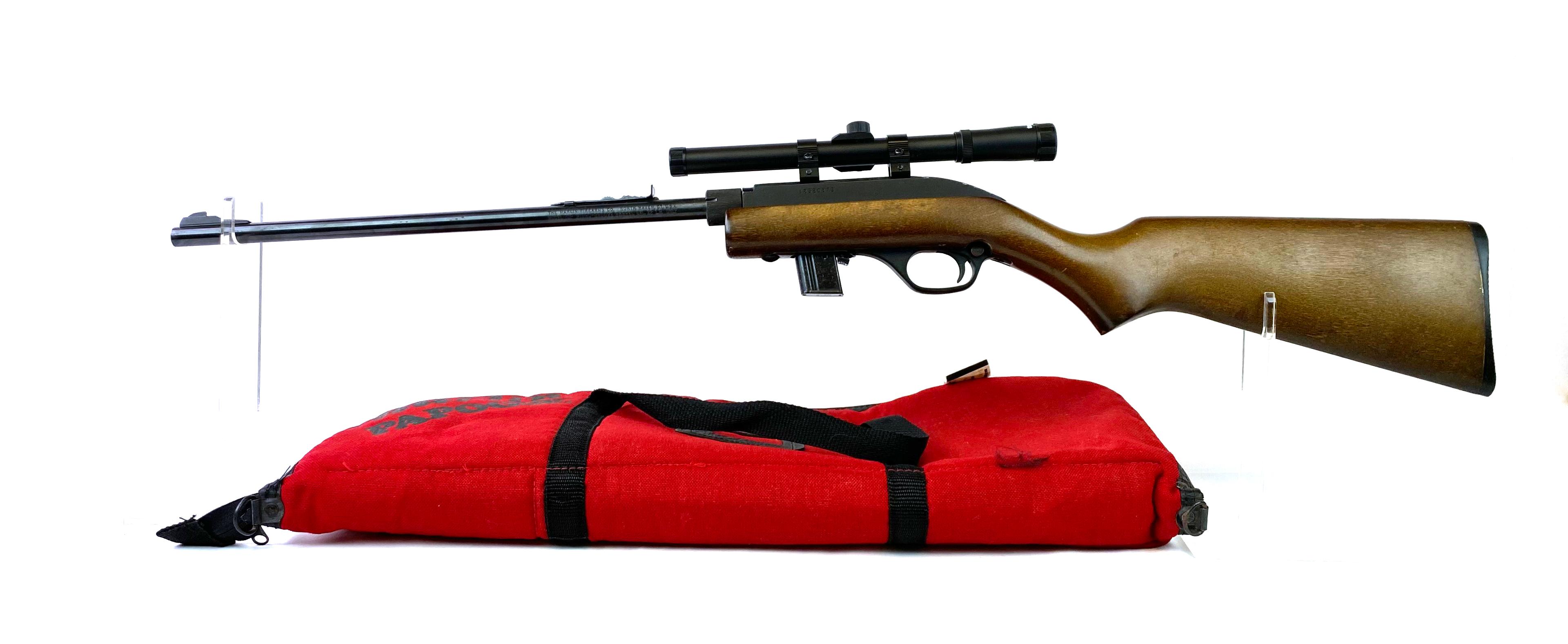 Marlin 70P "Papoose" Take Down .22LR Survival Rifle with Tasco Scope in Soft Case