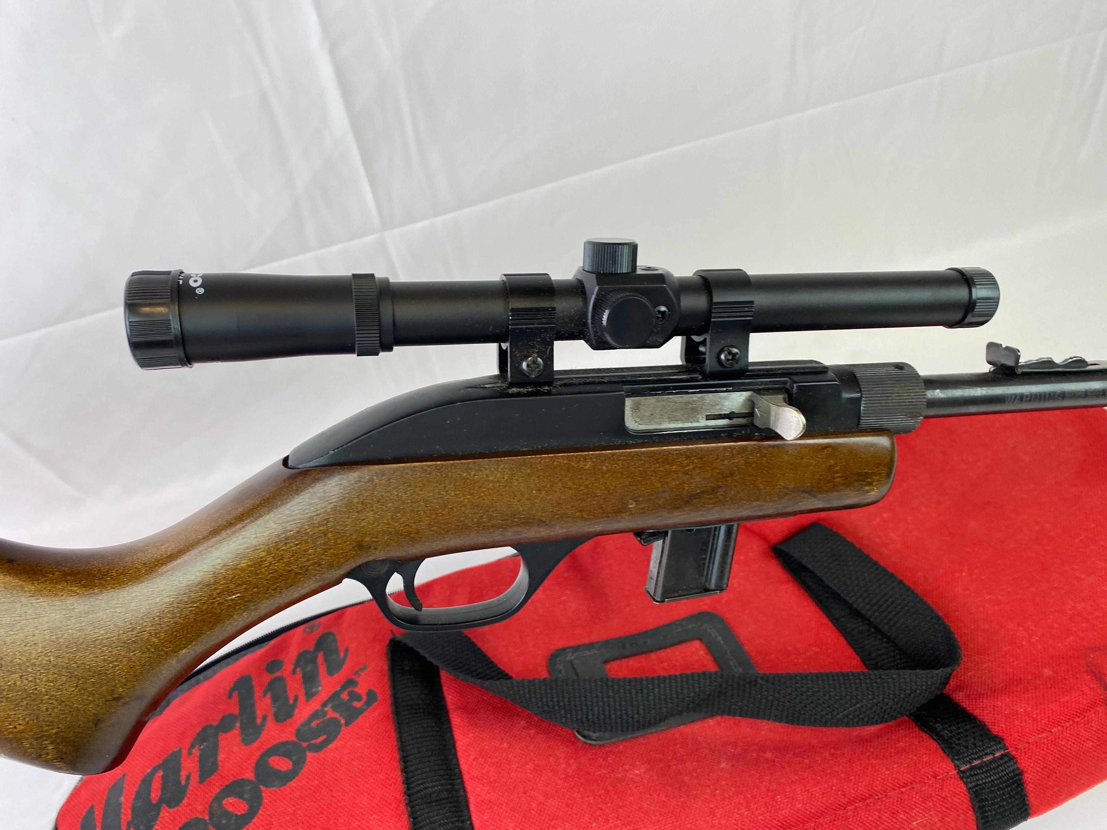 Marlin 70P "Papoose" Take Down .22LR Survival Rifle with Tasco Scope in Soft Case