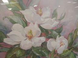 Framed and Matted Magnolia Print by Barbara Mock