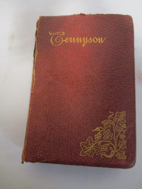 1900 "The Poetical Works of Alfred Lord Tennyson" Leather Bound Book