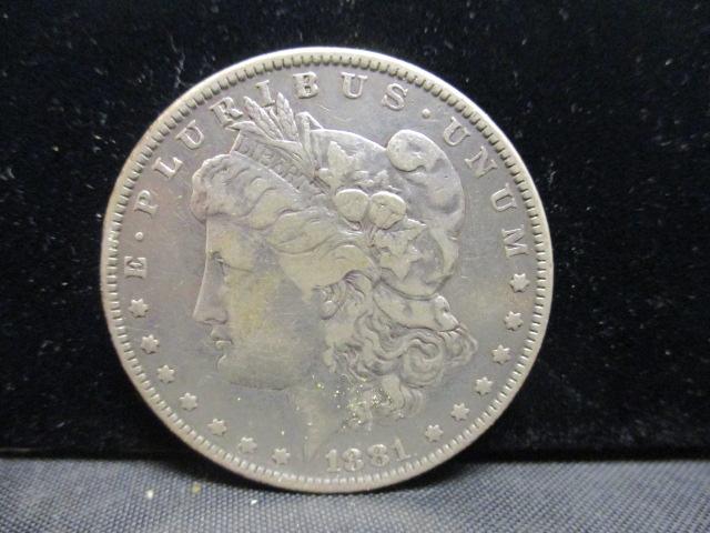 1881O Morgan Silver Dollar