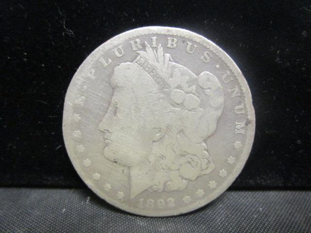 1892 Morgan Silver Dollar