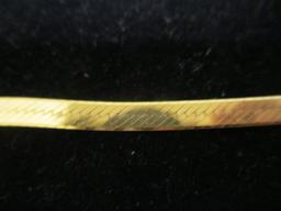 14k 7" Gold Bracelet