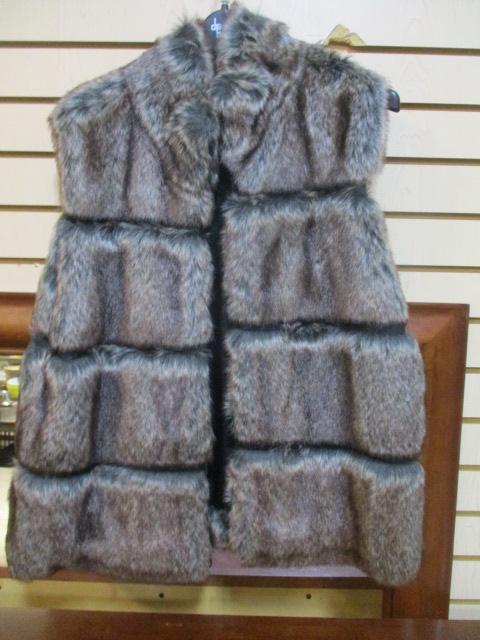 Dennis Basso Faux Fur Vest