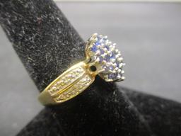 10k Gold Sapphire Ring